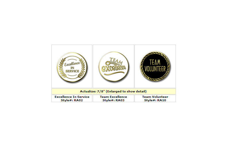 Volunteer Recognition Pins